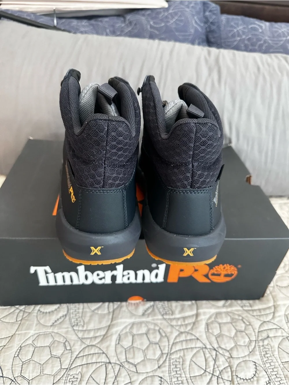 Timberland PRO Charcoal and Wheat Men's Mid-Top Work Boots